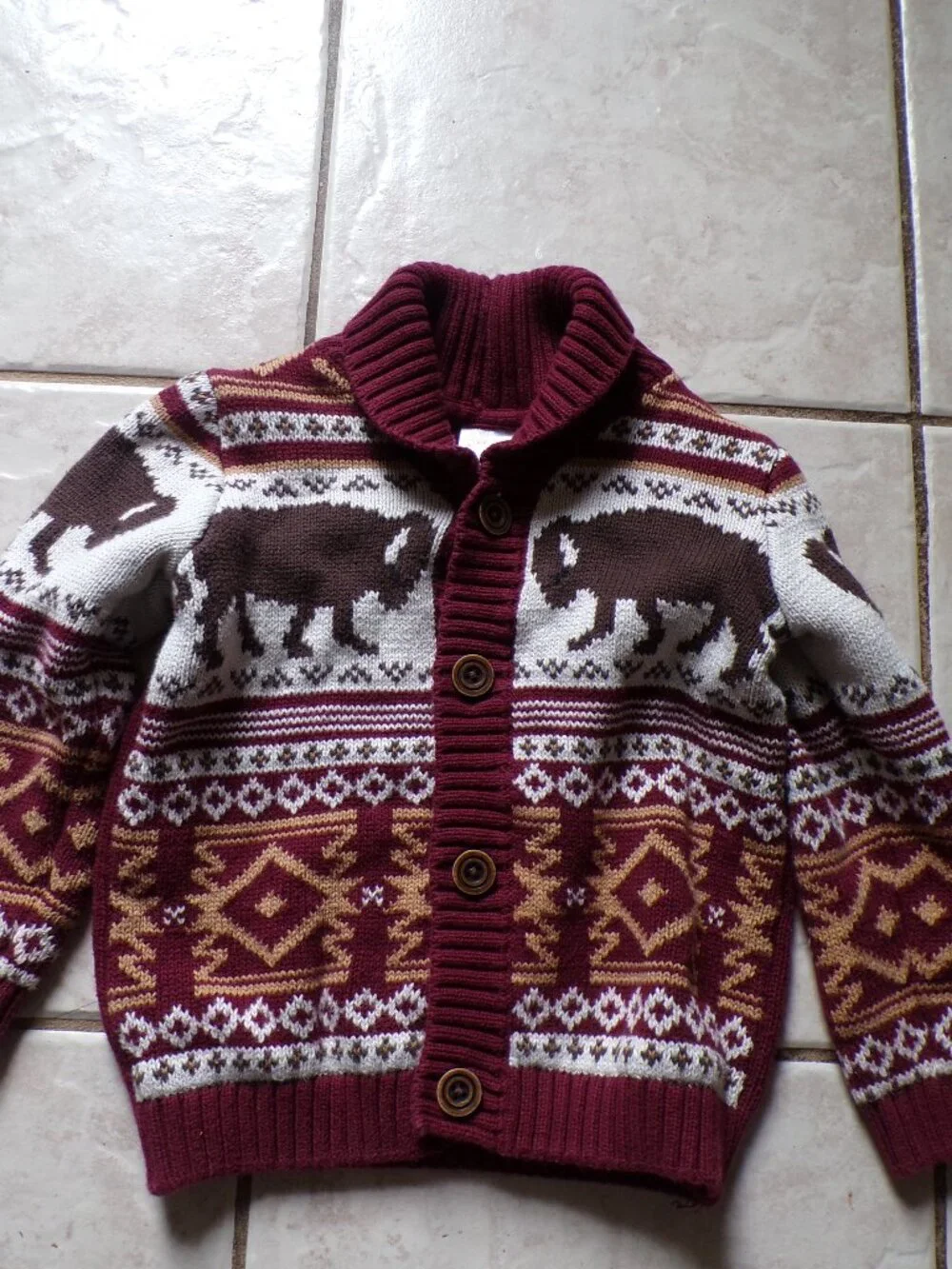Gymboree Sweater + Dip Sweater Boys Toddler Size 3T Great Condition